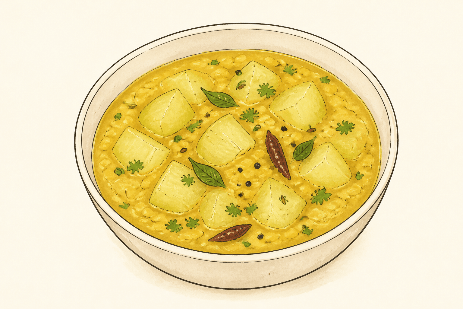 Dosakaya Pappu (Yellow Cucumber Dal)
