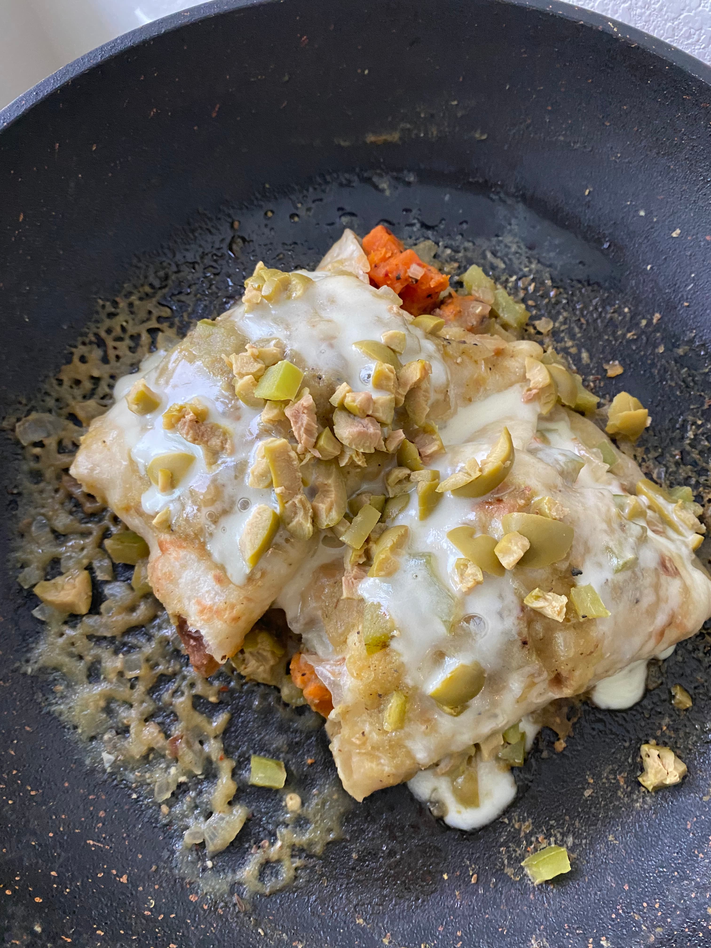 Panchiladas (Stove Top Enchiladas)
