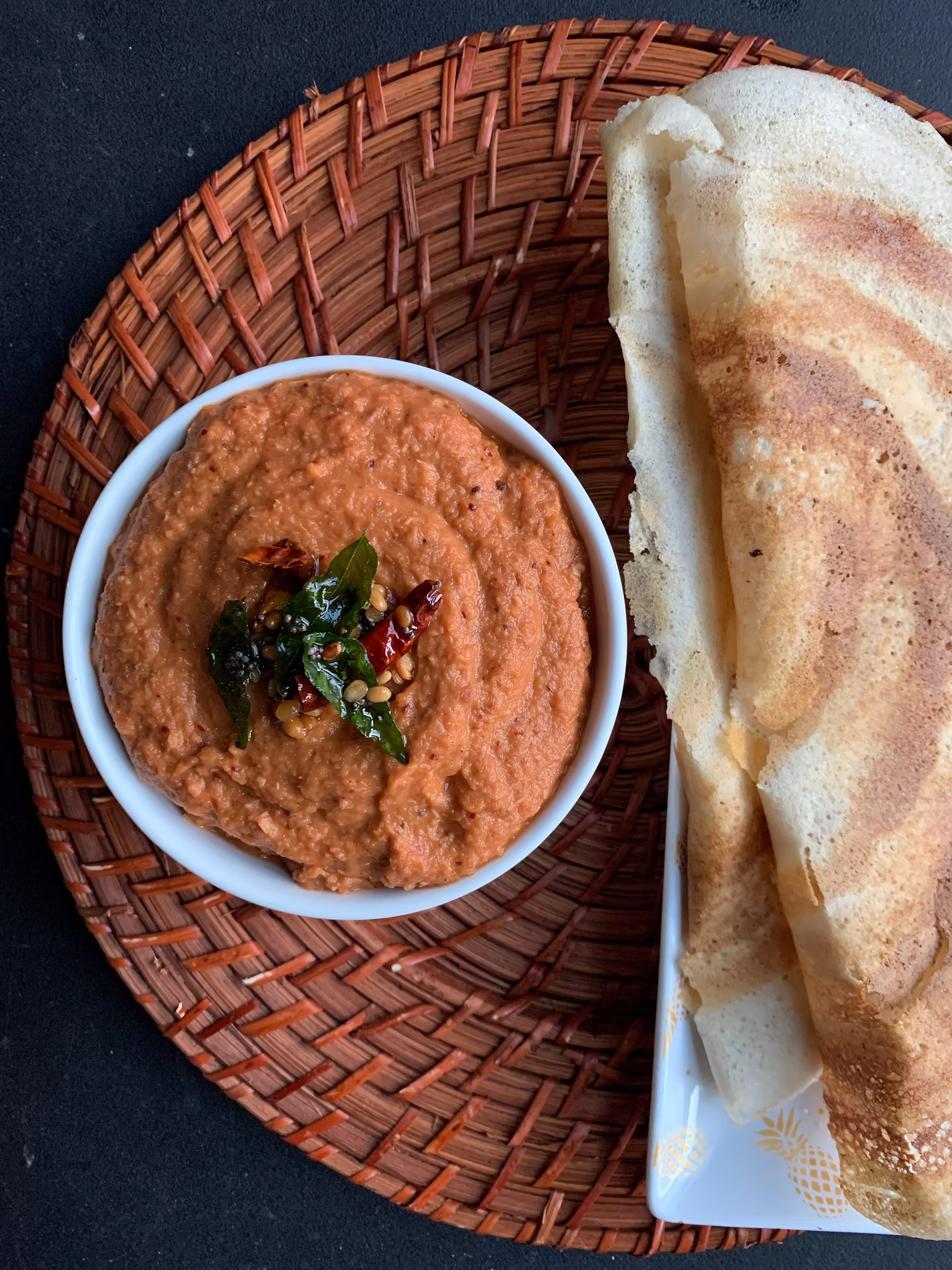 Tomato Onion Dosa Chutney