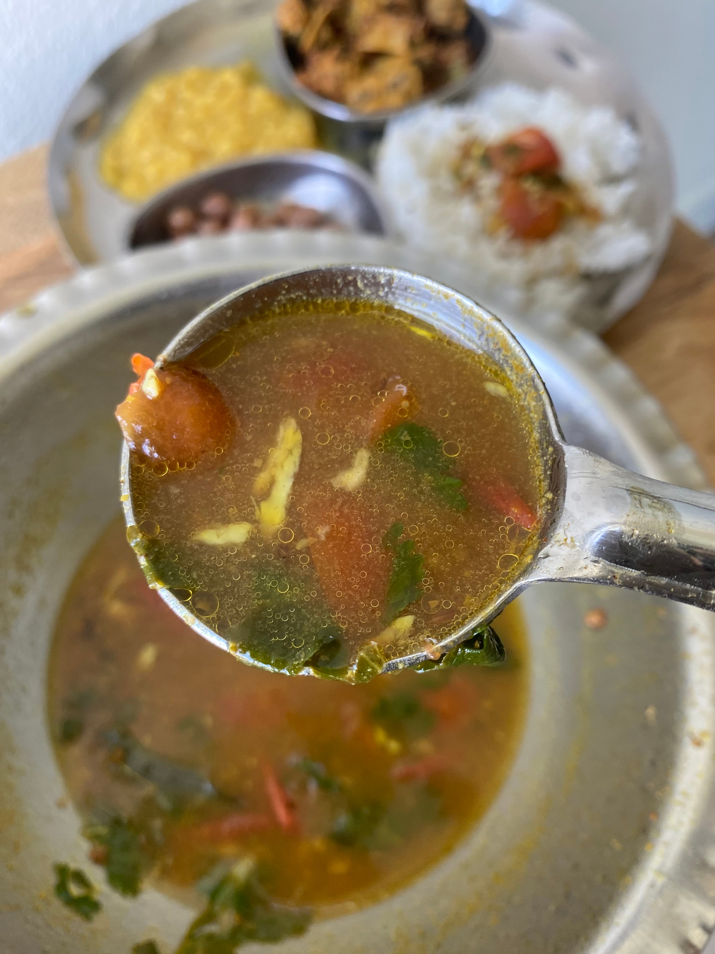Tomato Rasam (Without Rasam Powder)